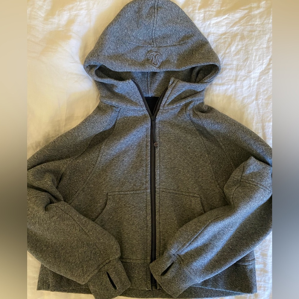 Lululemon Cropped Zip Up Hoodie